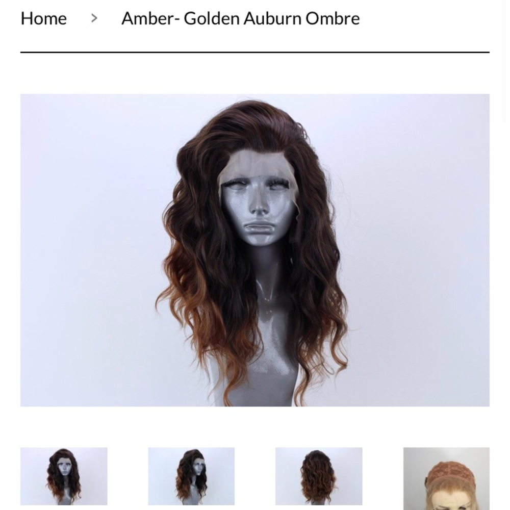 Webster Wigs — Amber Golden Auburn Ombré Wig